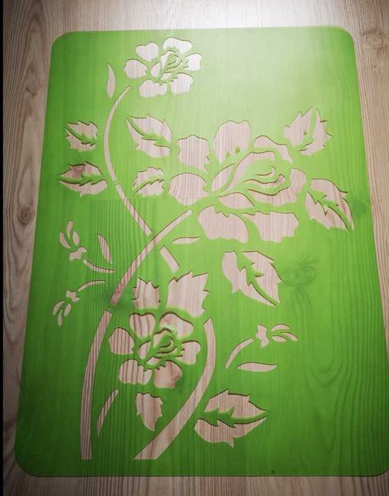 Szablon do malowania wzorków na ścianie lub suficie 60 cm x 44 cm