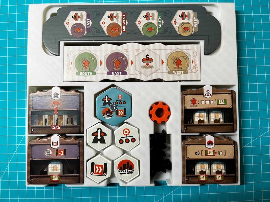 Insert / Organizer 3D do gry planszowej Carnegie