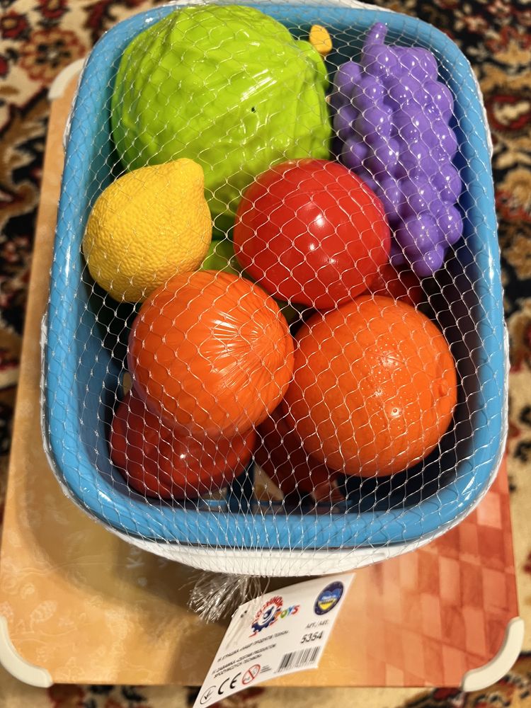 Набор игрушек овощи-фрукты