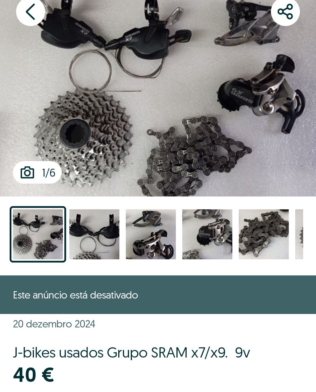 J-Bikes usados Grupos SRAM 8/9/10v