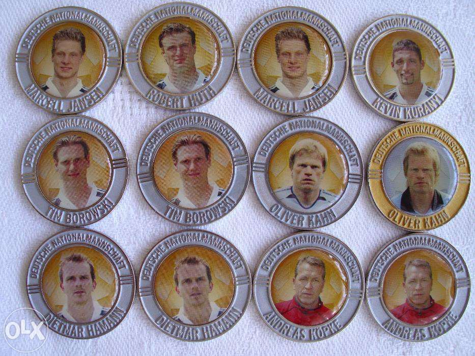 Medale piłkarzy z niemieckich klubów 12 szt