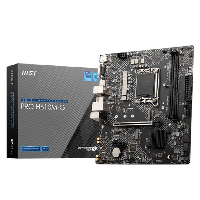 Motherboard Micro-ATX MSI PRO H610M-G DDR5 Skt1700