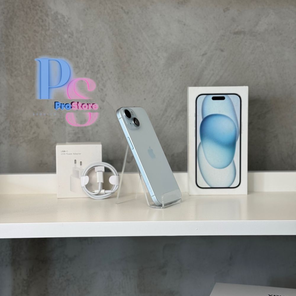 Apple iPhone 15 128GB Blue  | Bateria 100% |Gwarancja 3m-ce | Faktura