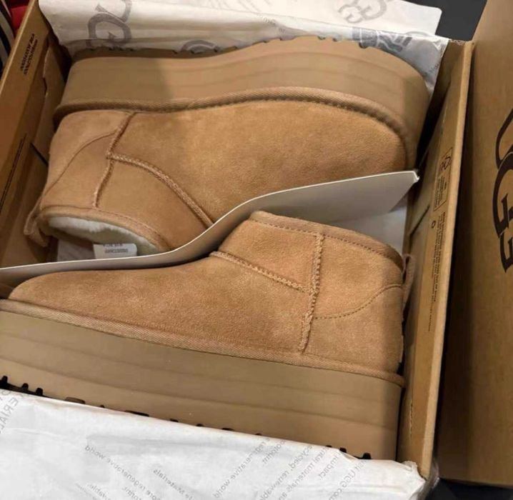 UGG Classic Ultra Mini Platform Boot Chestnut R.39