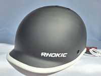 Kask rowerowy dziecięcy Exclusky Rhokic EX-707 Black 50-55cm LED BMX