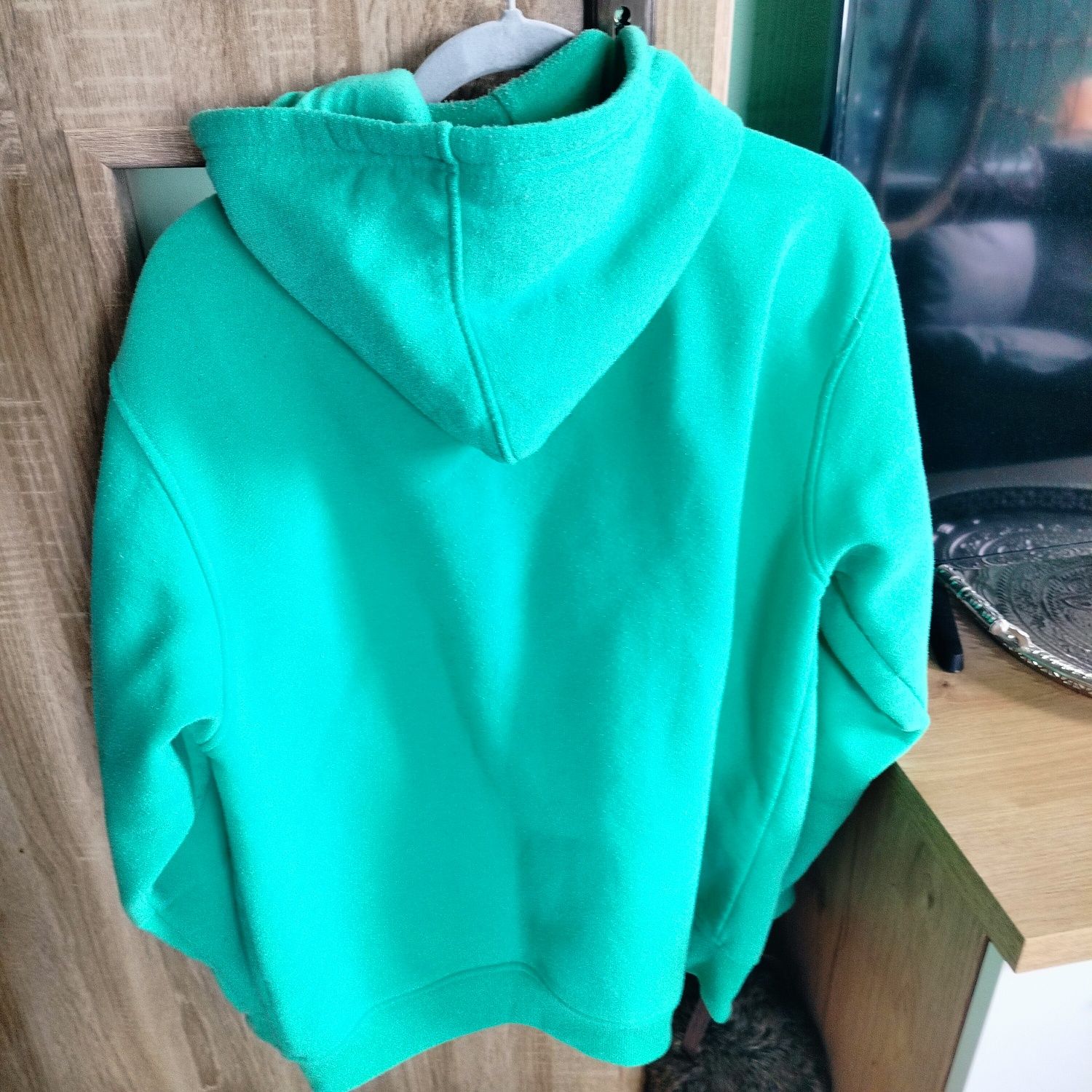 Bluza damska sportowa zielona zamek kaptur Simran L