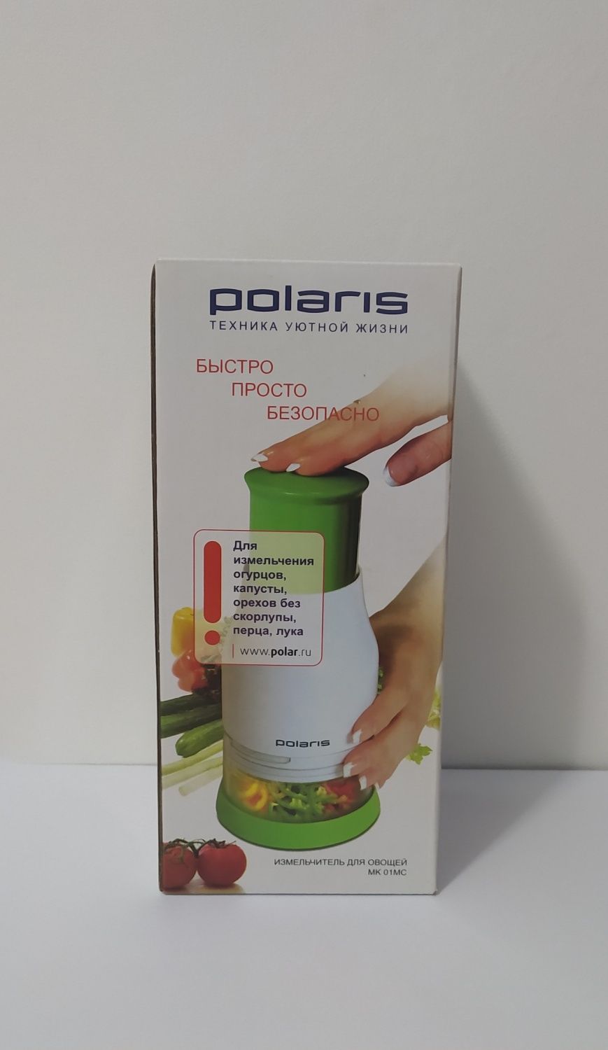 Новый ручной, механический измельчитель для овощей Polaris MK 01MC