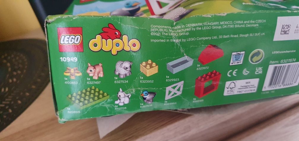 Lego duplo zwierzęta gospodarskie