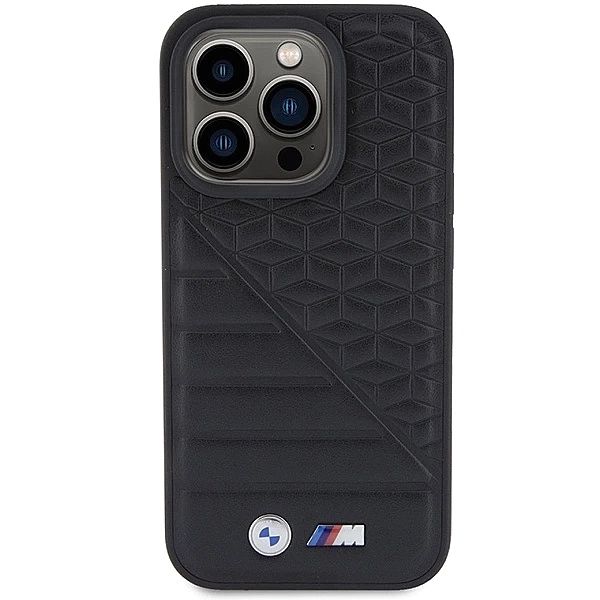 Etui BMW Bi Pattern na iPhone 15 Pro - czarne