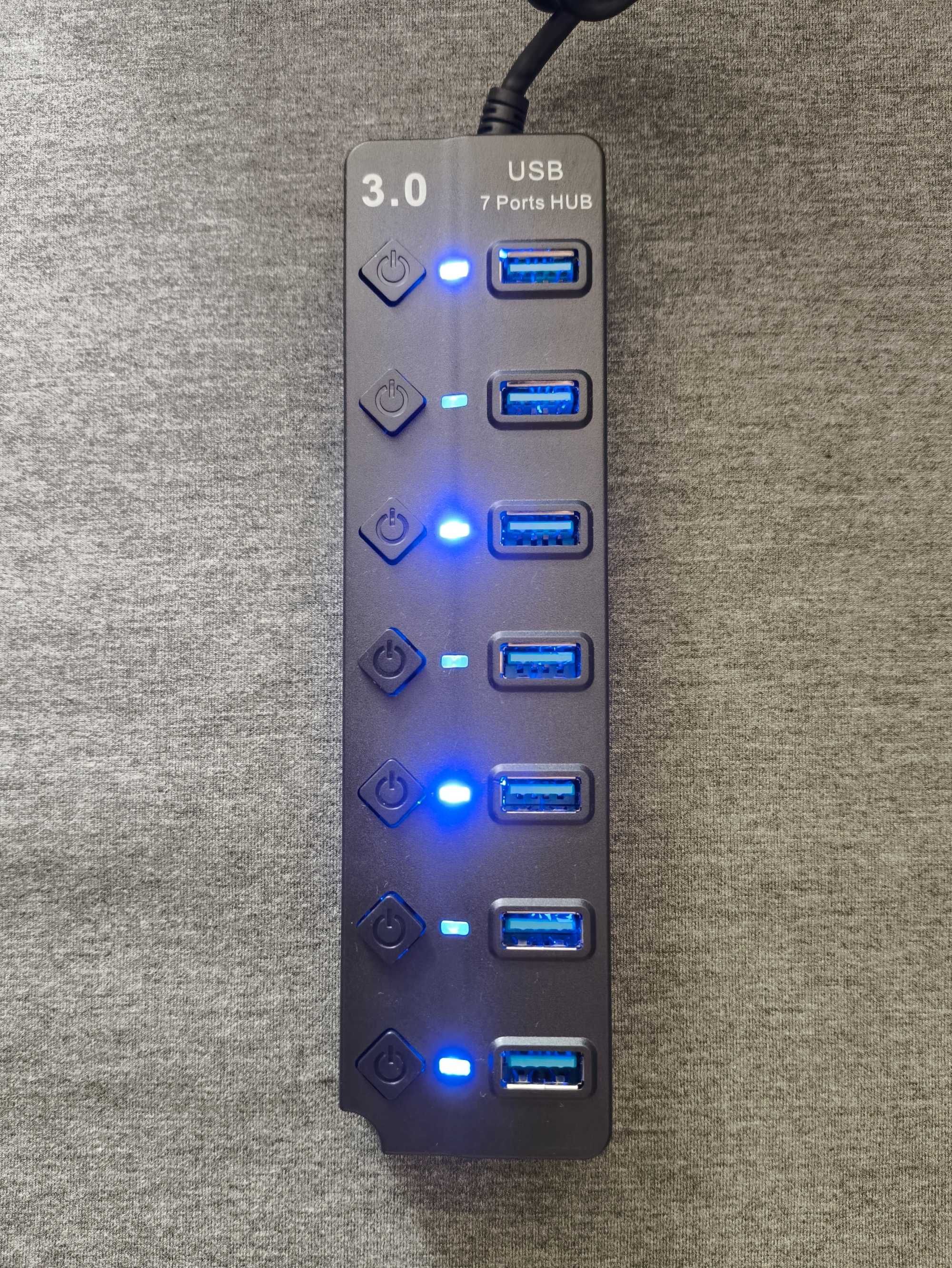 USB HUB разветвитель на 7 портов