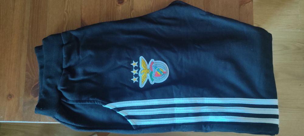 Calças pretas de fato de treino Benfica espetacular XL