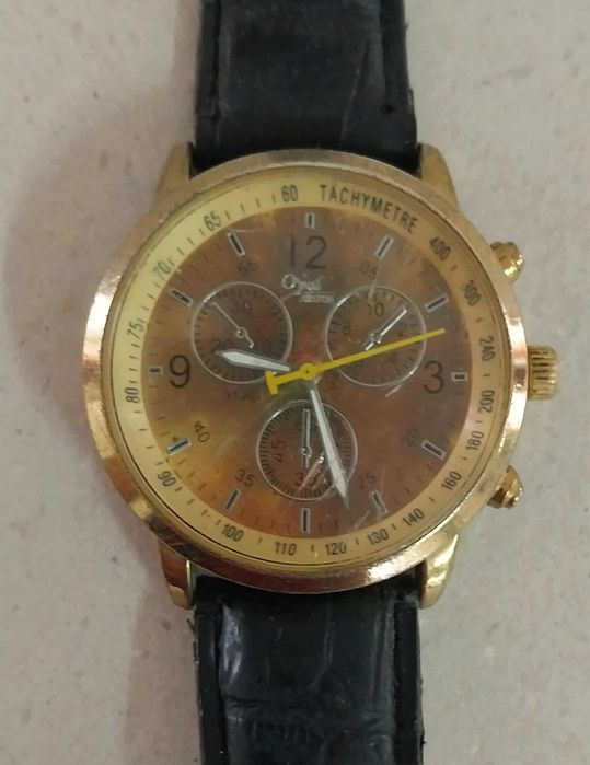 Relógio de Pulso VINTAGE O'pal Watch Tachymetre Cronógrafo