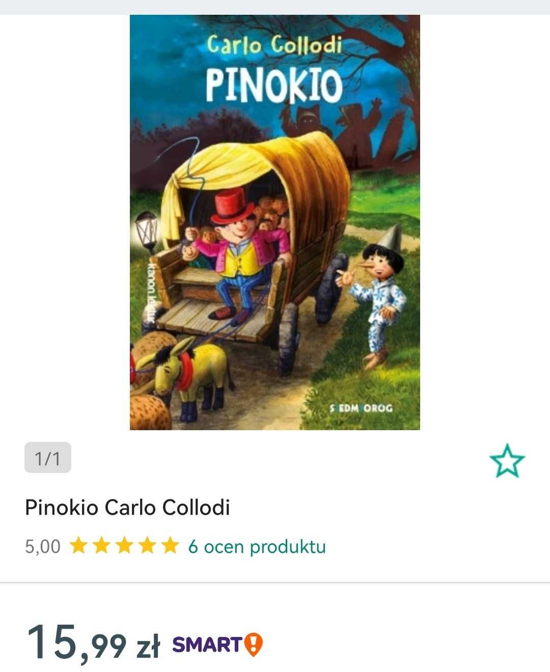 Pinokio i Baśnie Kanon lektur