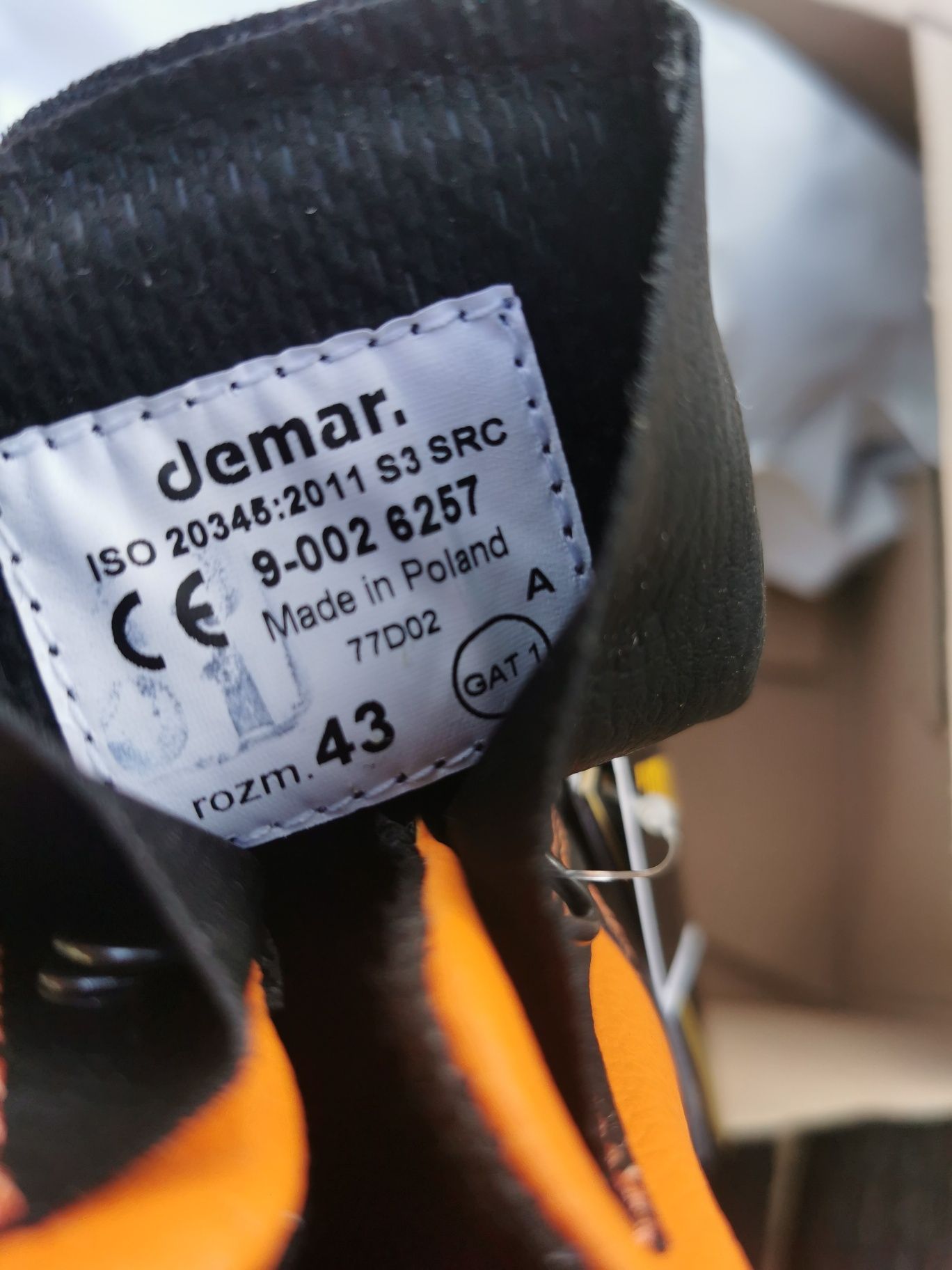 Nowe Buty robocze Demar s3 .rozmiar 44.45
