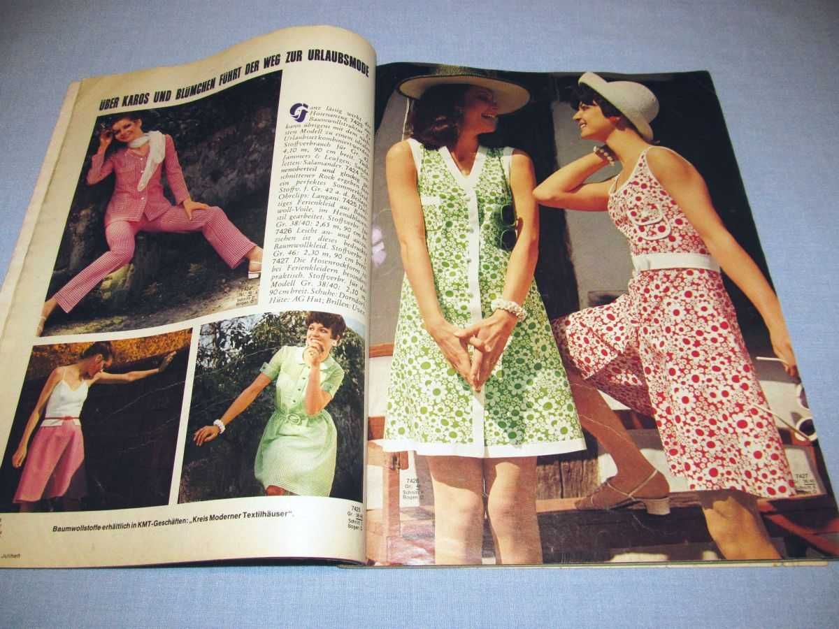 Burda Moden 7/1968 + wykroje Vintage
