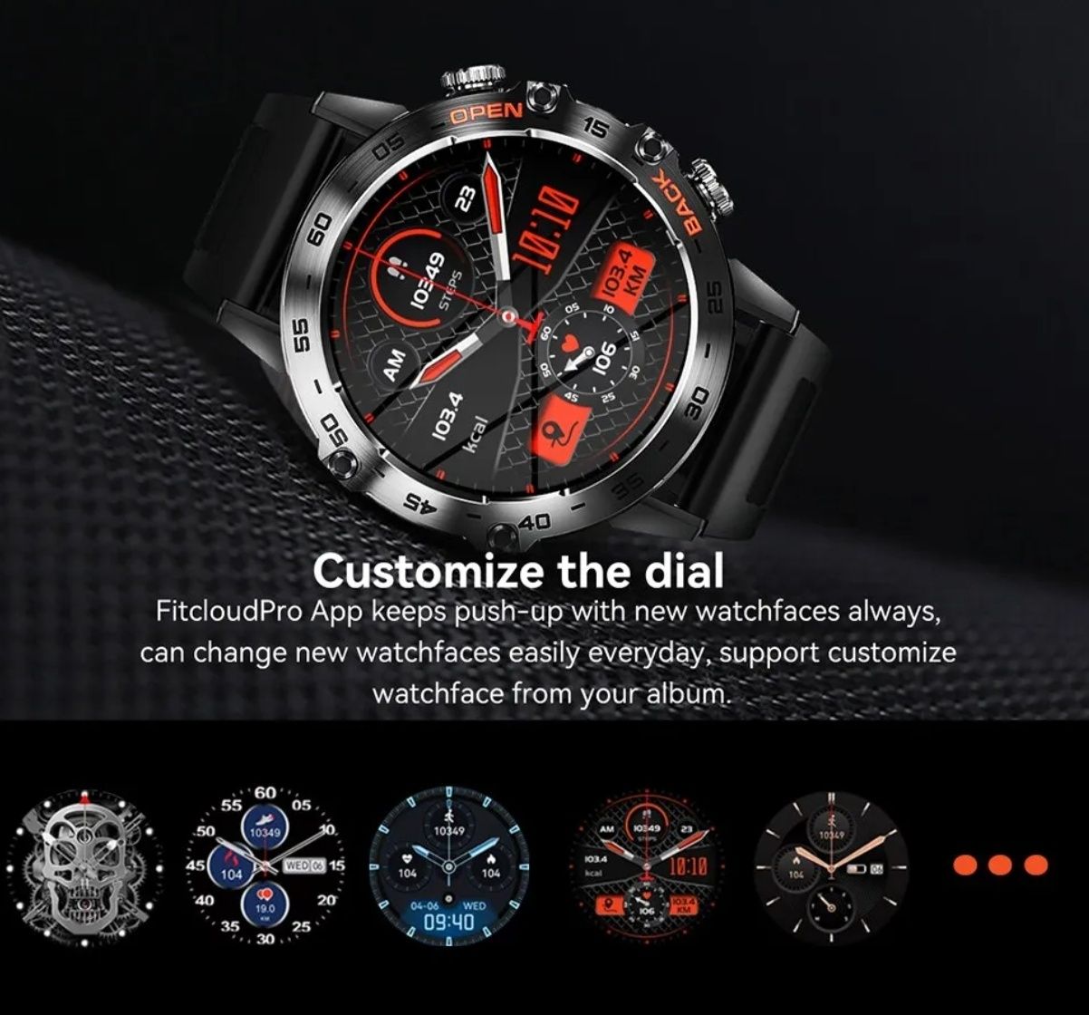 Zegarek smartwatch MELANDA/inteligentny/prezent na walentynki