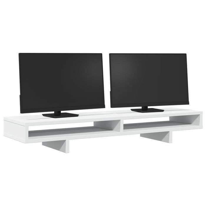Vidaxl Podstawka Pod Monitor, Biała, 100X27X15 Cm