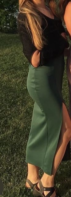 Sukienka rybka na wesele koktajlowa butelkowa zieleń M