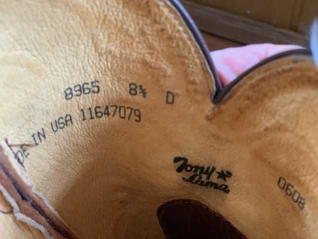 Ковбойские сапоги мужские из кожи страуса