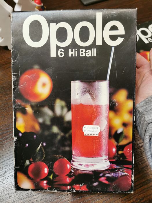 Stare Retro szklanki Krosno OPOLE Poland 523