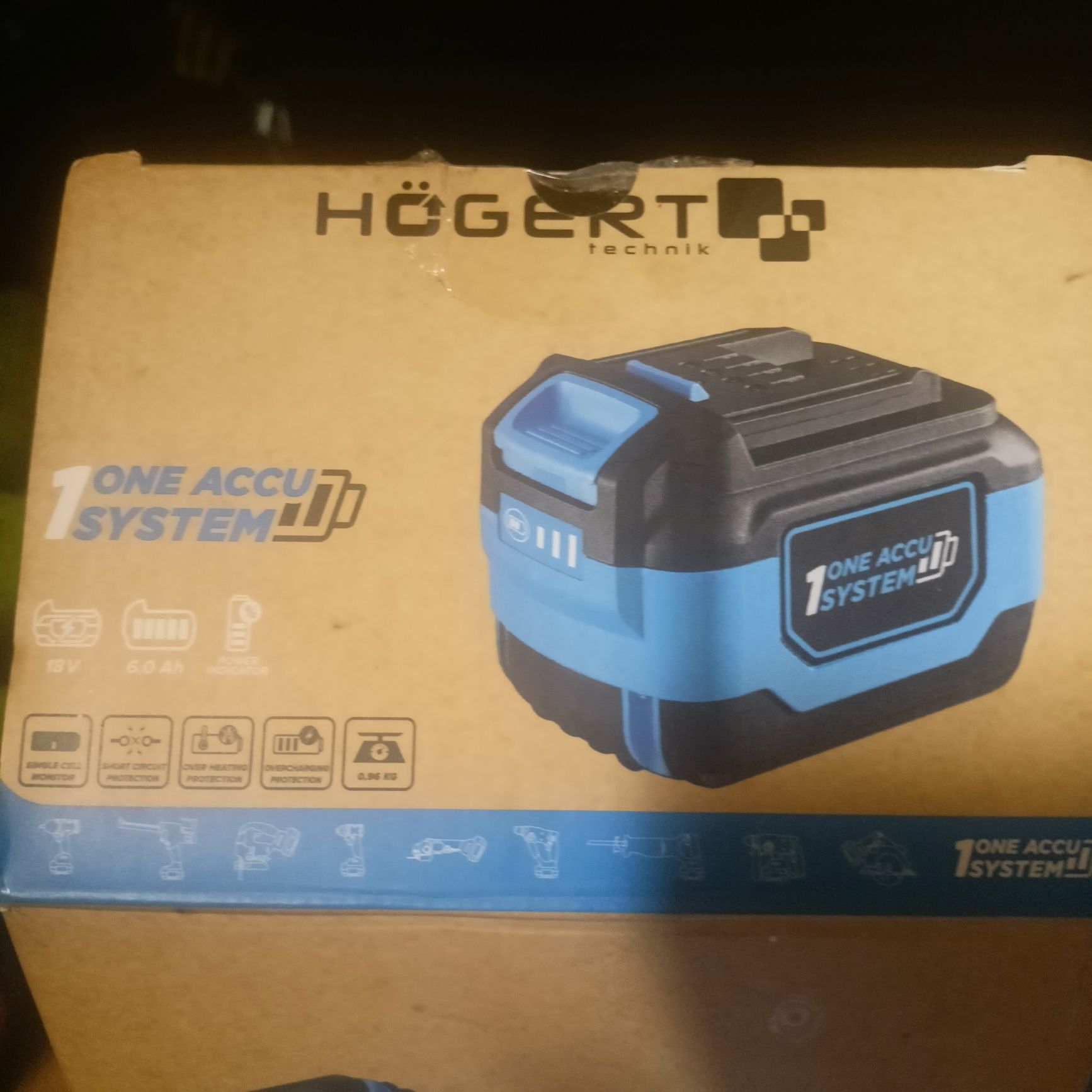 Akumulator 6.0 Ah 18 V
