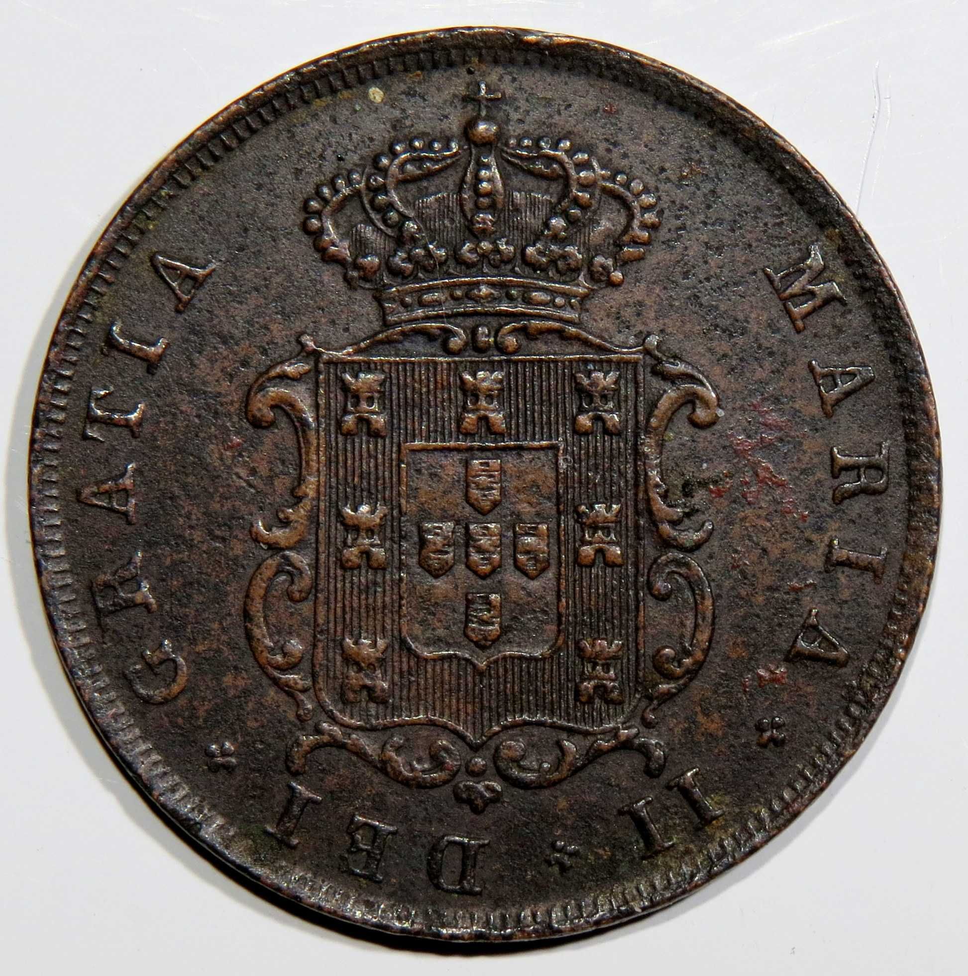 Monarquia Portuguesa D. Maria II V Reis 1853 MBC-