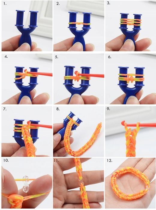 Zestaw Gumek Do Robienia Bransoletek Kreatywny Mocne L Kolory Gumki 25