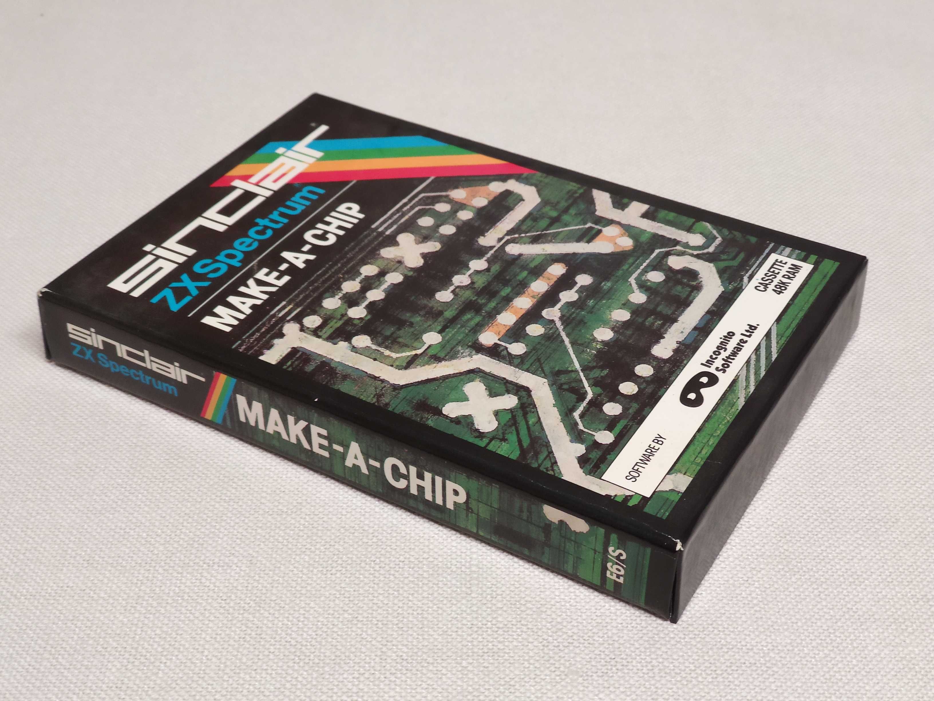 Program Make-a-Chip dla ZX Spectrum Sinclair Box Retro