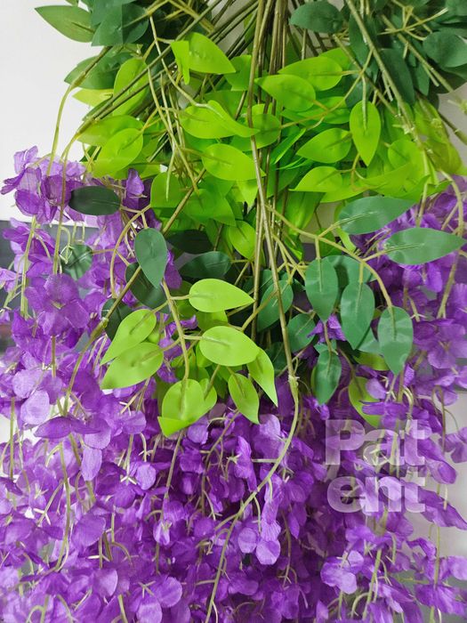Wisteria fioletowa glicynia sztuczna girlanda dekoracja 12 sztuk