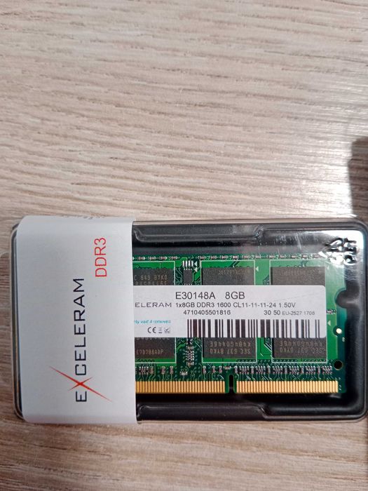 Память для ноутбука DDR3 8Gb sodimm (нова)