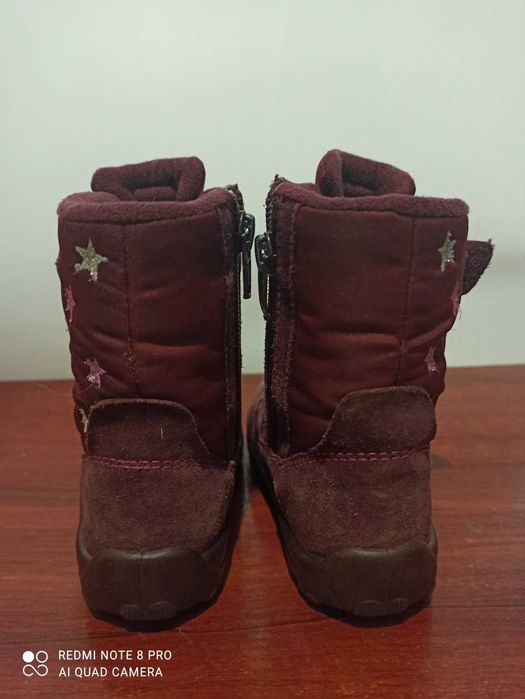 Дитячі зимові чобітки черевики Elefanten, (ботинки для дівчинки р. 22