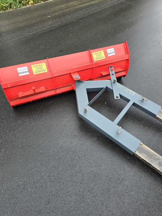 Masywny pług do śniegu do wózka widłowego solidny GWARANCJA