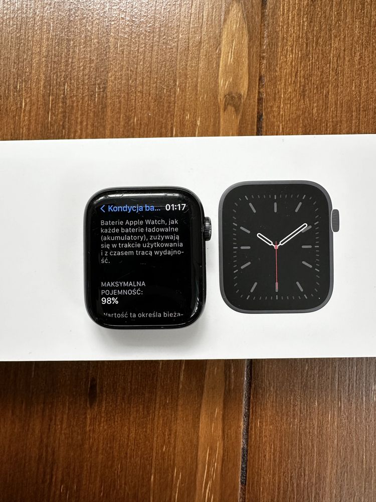 Apple Watch 6 Space Grey 44mm! GPS 98% kondycji baterii