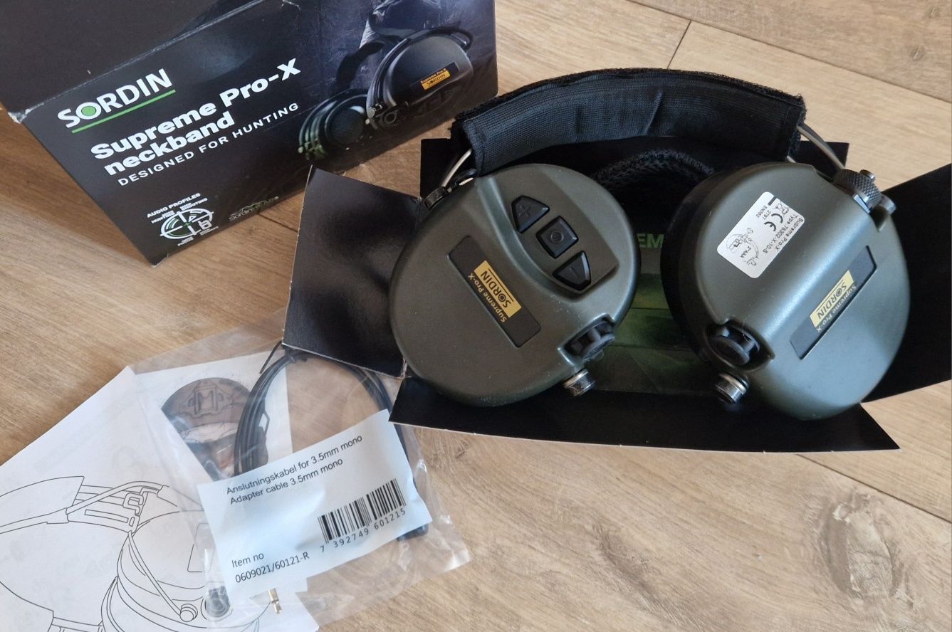 Aktywne ochronniki słuchu Supreme® Pro-X - Nakarkowe