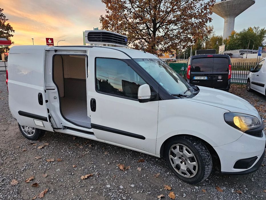 Fiat DOBLO 1,6 MAXI LONG CHLODNIA MROZNIA CARRIER +230 V KLIMA EURO6  45500 bez podatku chlodzi grzeje