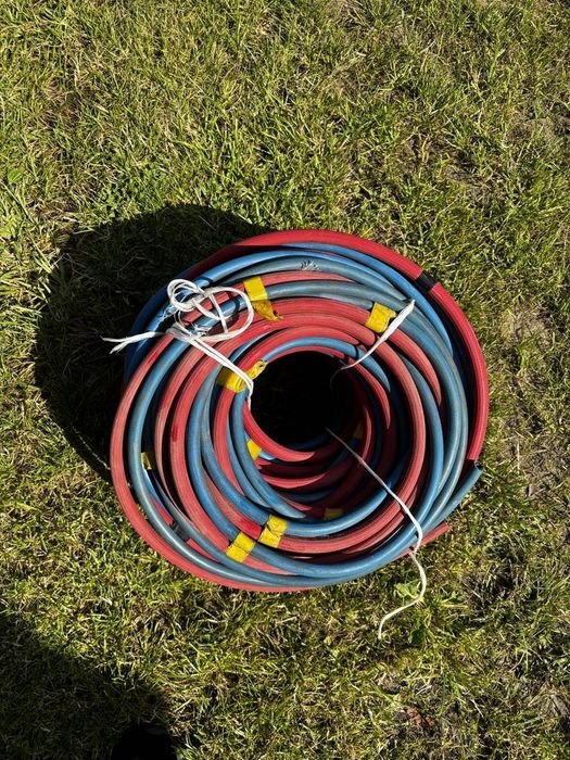 Węże acetylenowo-tlenowe 50m jak nowe