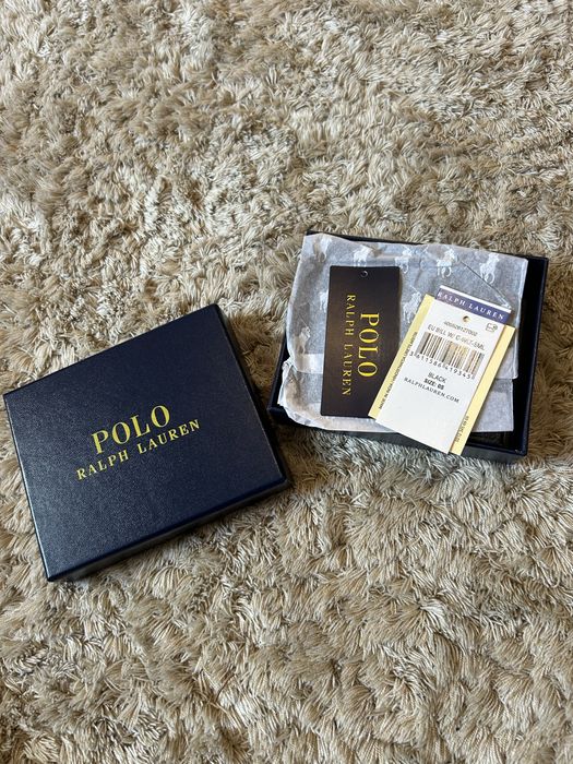 portfel ralph lauren skorzany oryginalny meski