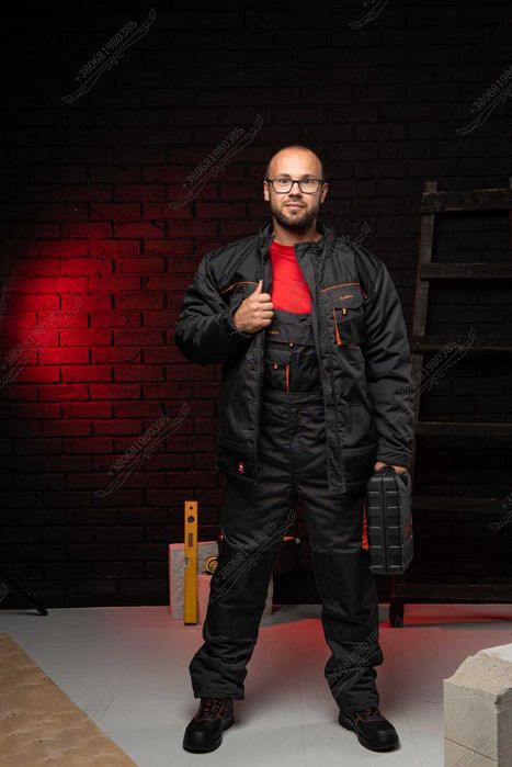 Спецодяг утеплений,  роба куртка напівкомбінезон, спецівка зима