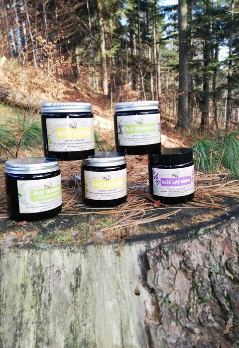 Maść z żywokostu z gojnikiem na bazie wosku pszczelego