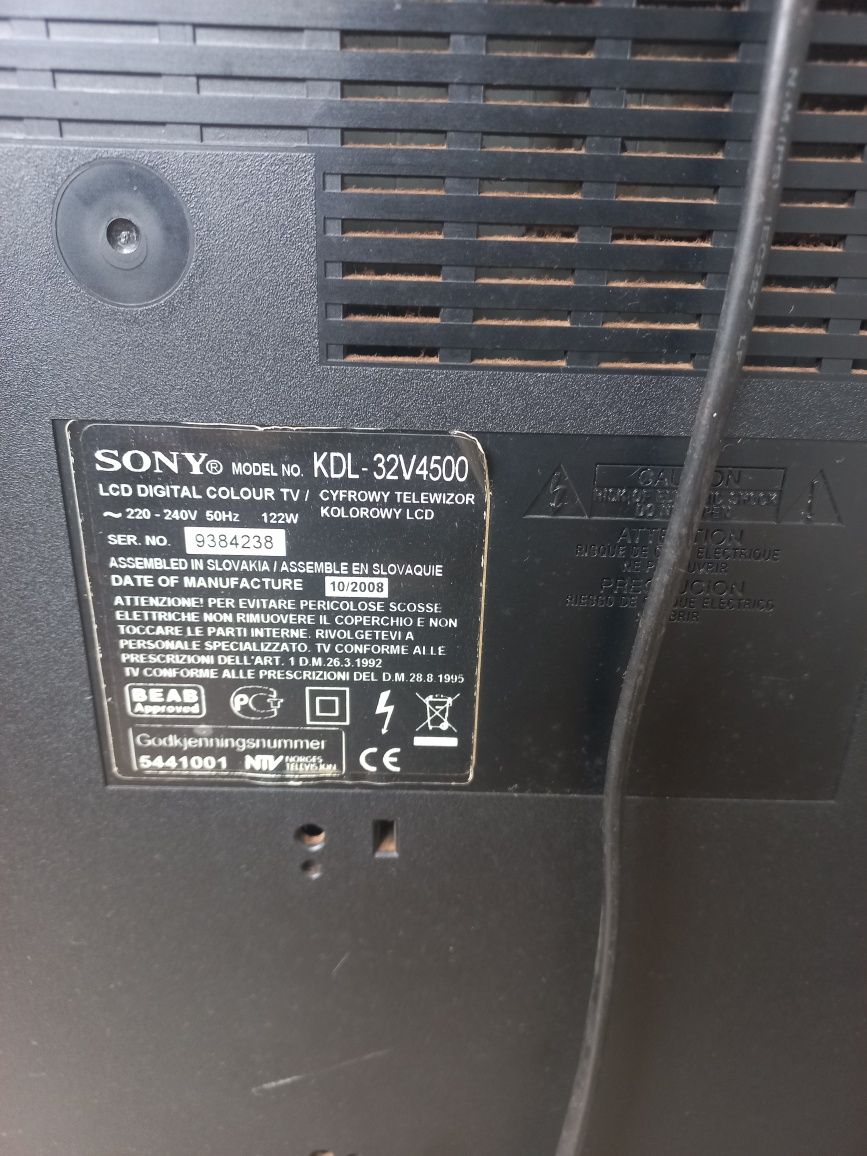 TV  Sony  Bravia (não funciona)