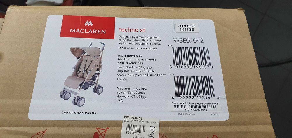 Wózek dziecięcy MACLAREN  techno xt