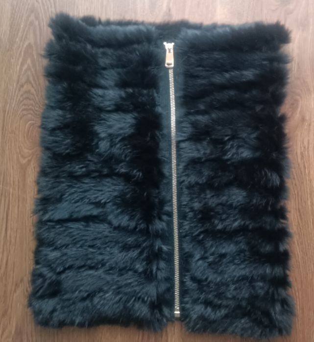 Ochnik komin kołnierz futro naturalne norki