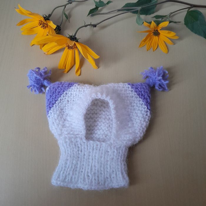 Шапочка для маленьких порід собак