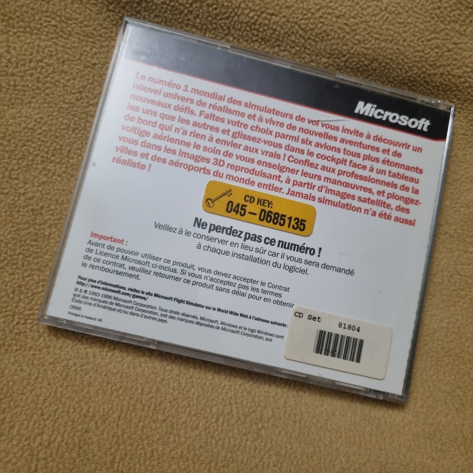 Microsoft Flight Simulator 95 PC Wydanie premierowe