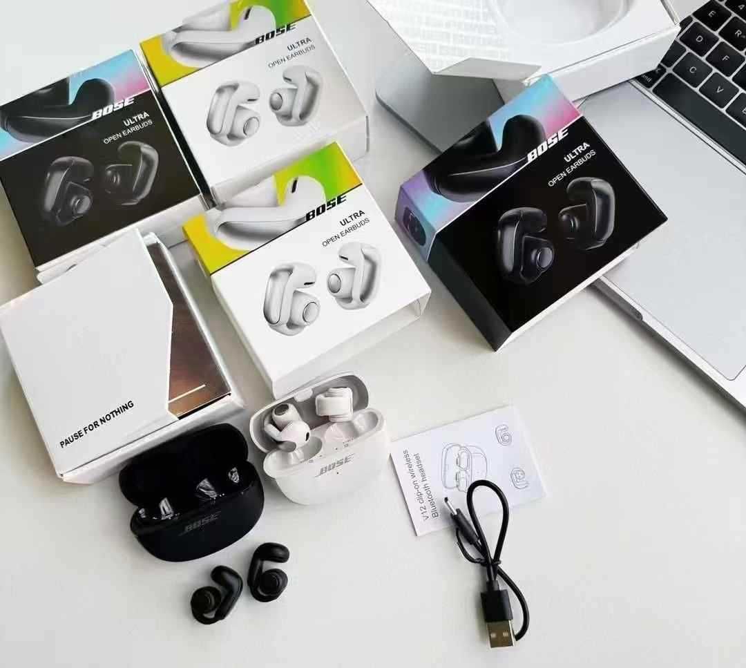 Наушники Bose Ultra open earbuds (Black) - чохол у подарунок