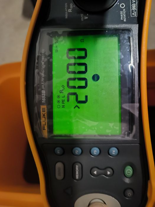 FLUKE 1653B wielofunkcyjny miernik tester instalacji elektrycznej
