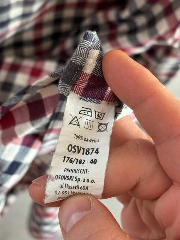 Koszula Osovski button-down rozmiar 40