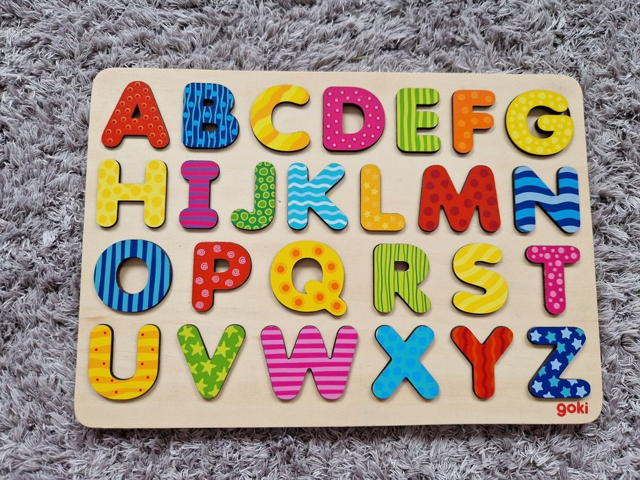 Drewniane litery Goki