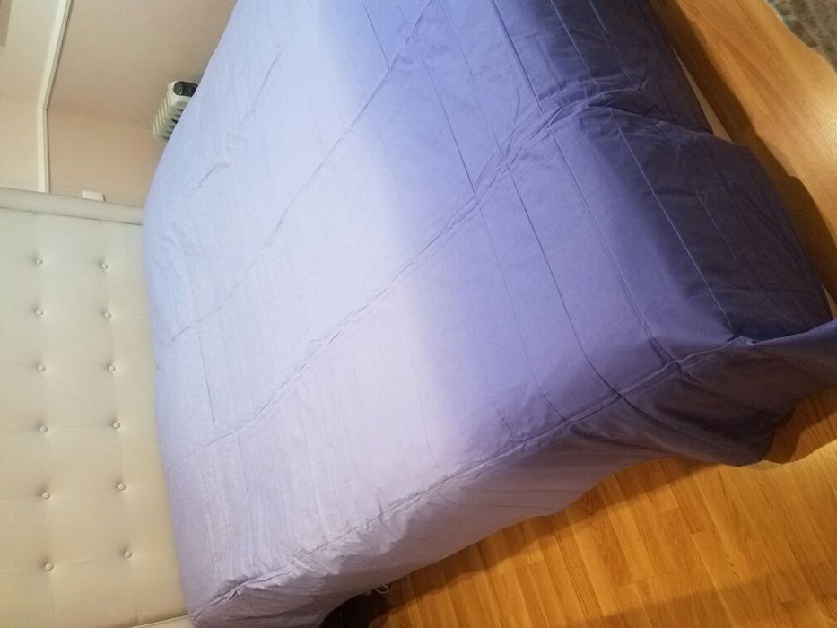 Colcha nova 260×260de algodão com ligeiro enchimento