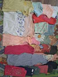Komplet ubranek dziewczęcych sukienki legginsy szorty 98/104